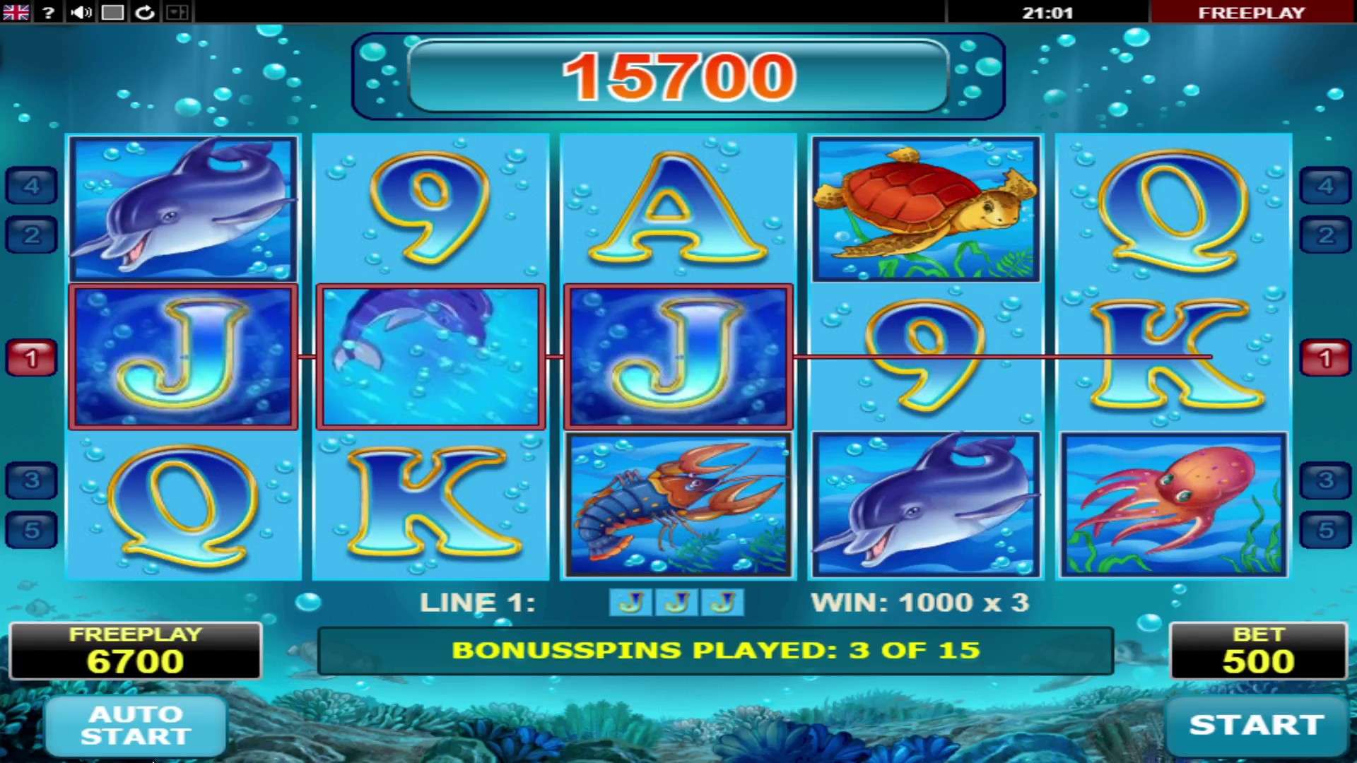 Играйте в онлайн игровой автомат Blue Dolphin! Играйте в онлайн игровой автомат Blue Dolphin!