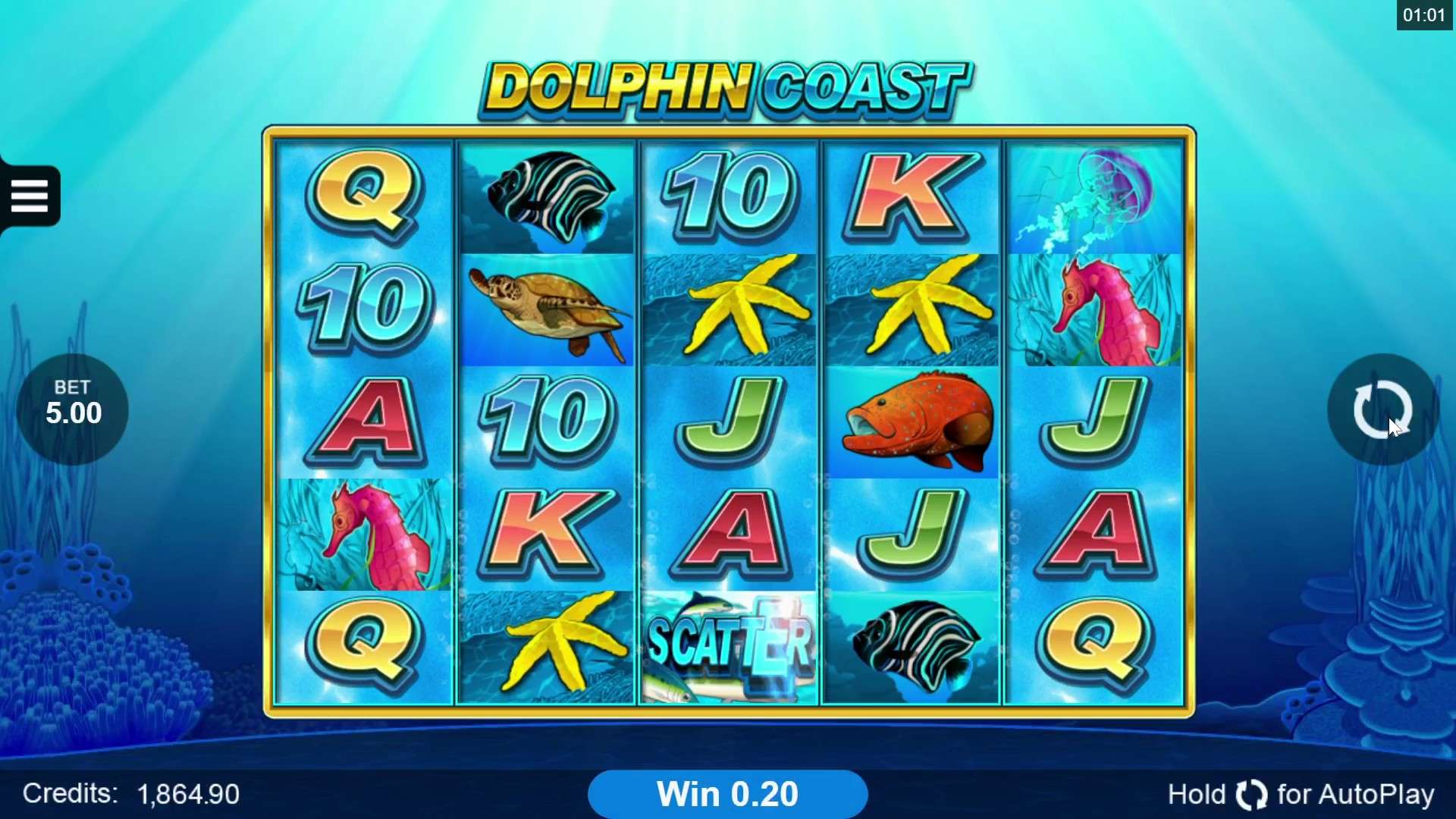 Бонус-игра 'Дикий дельфин' в игровом автомате Dolphin Coast Бонус-игра 'Дикий дельфин' в игровом автомате Dolphin Coast