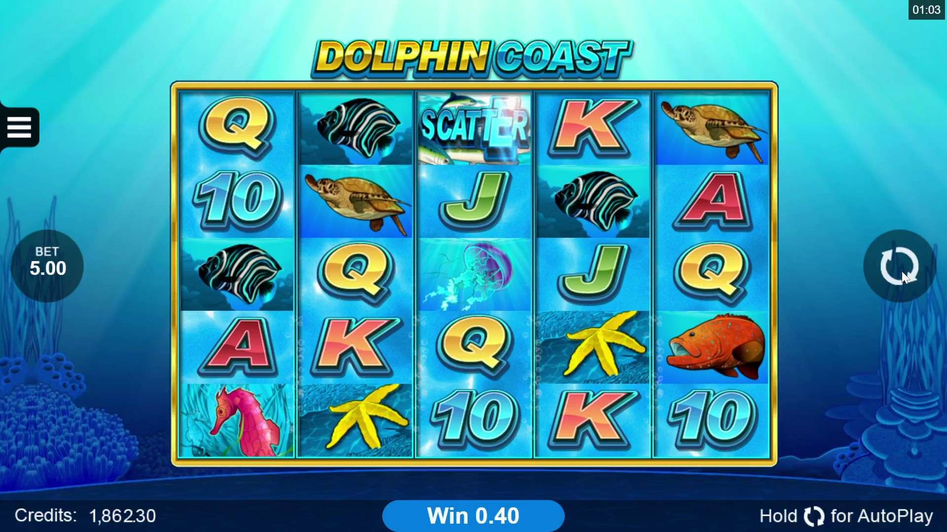  A Ambientação e Tema do Dolphin Coast Slot 