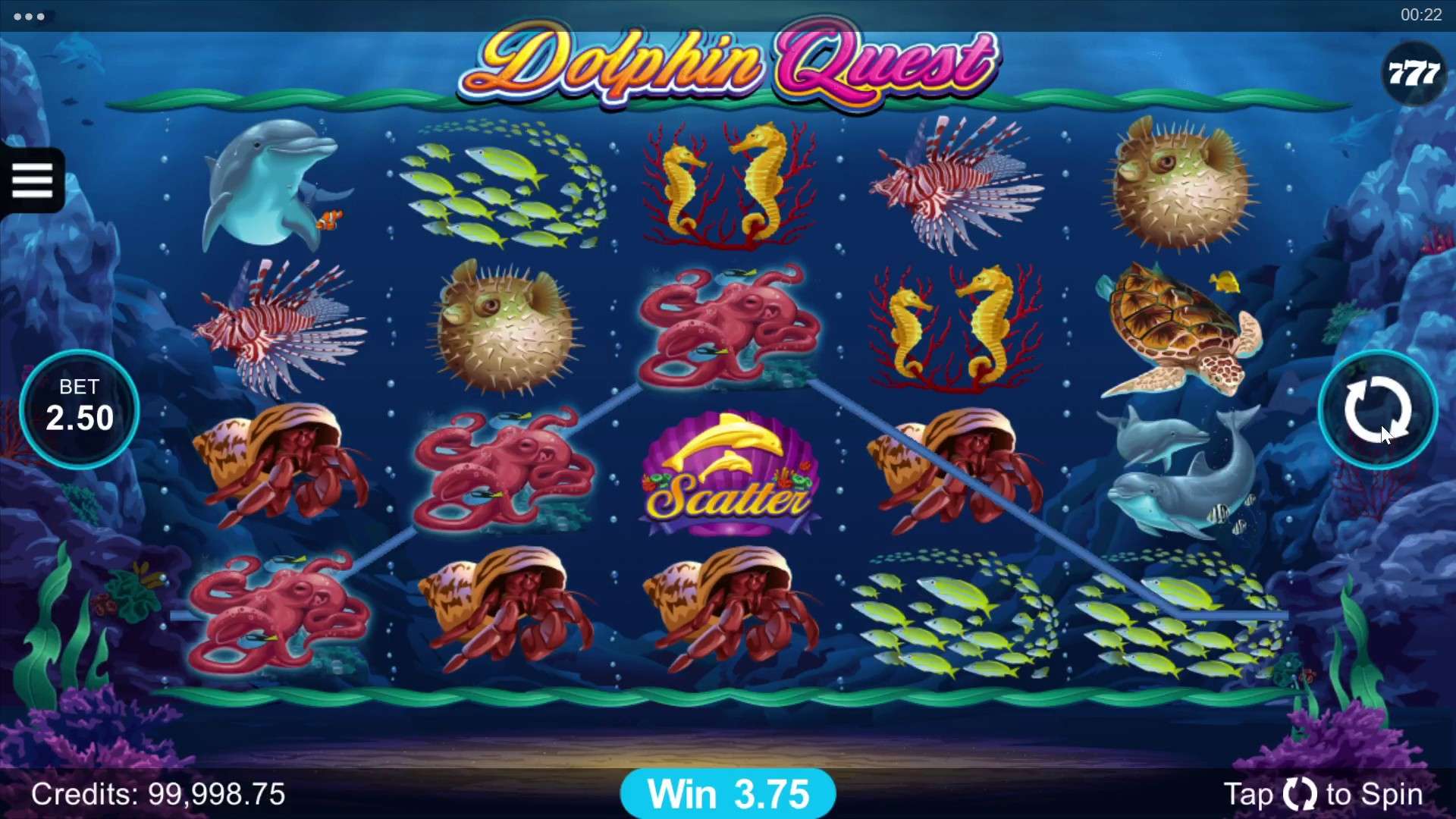Выигрывайте джекпоты и получайте бонусы в онлайн-слоте «Поиск дельфинов»! Выигрывайте джекпоты и получайте бонусы в онлайн-слоте «Поиск дельфинов»!