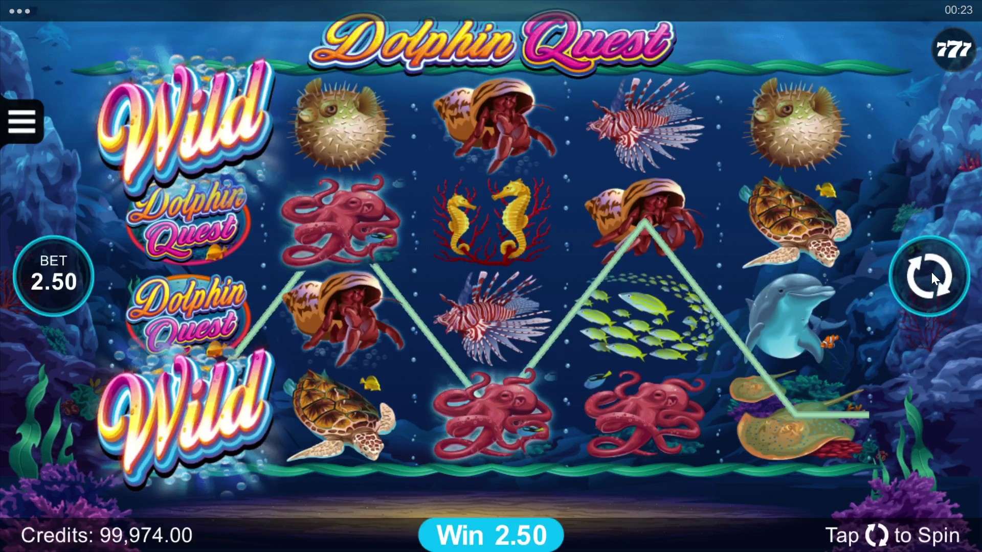 Правила игры в слот Dolphin Quest Правила игры в слот Dolphin Quest