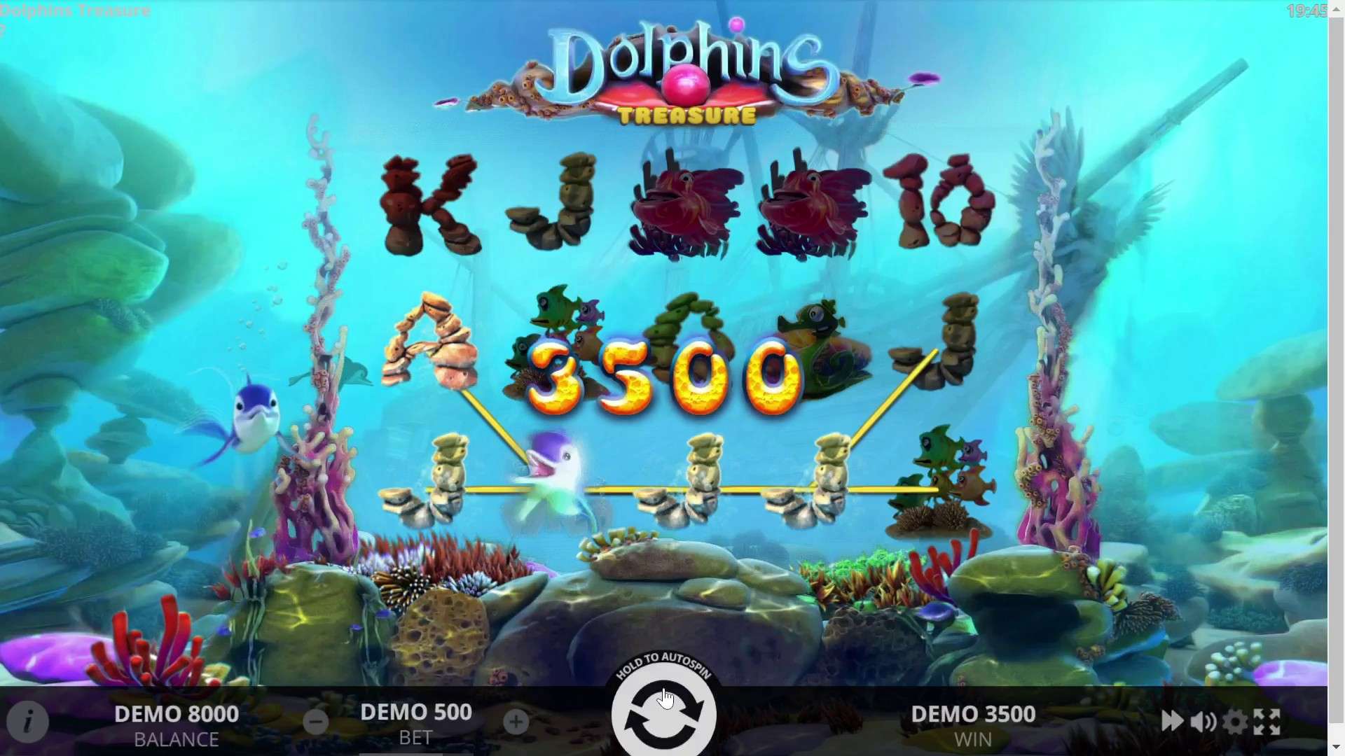 Как играть в Dolphins Treasure на мобильном устройстве?