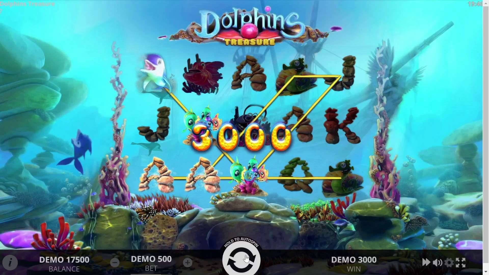 Особенности слота Dolphins Treasure