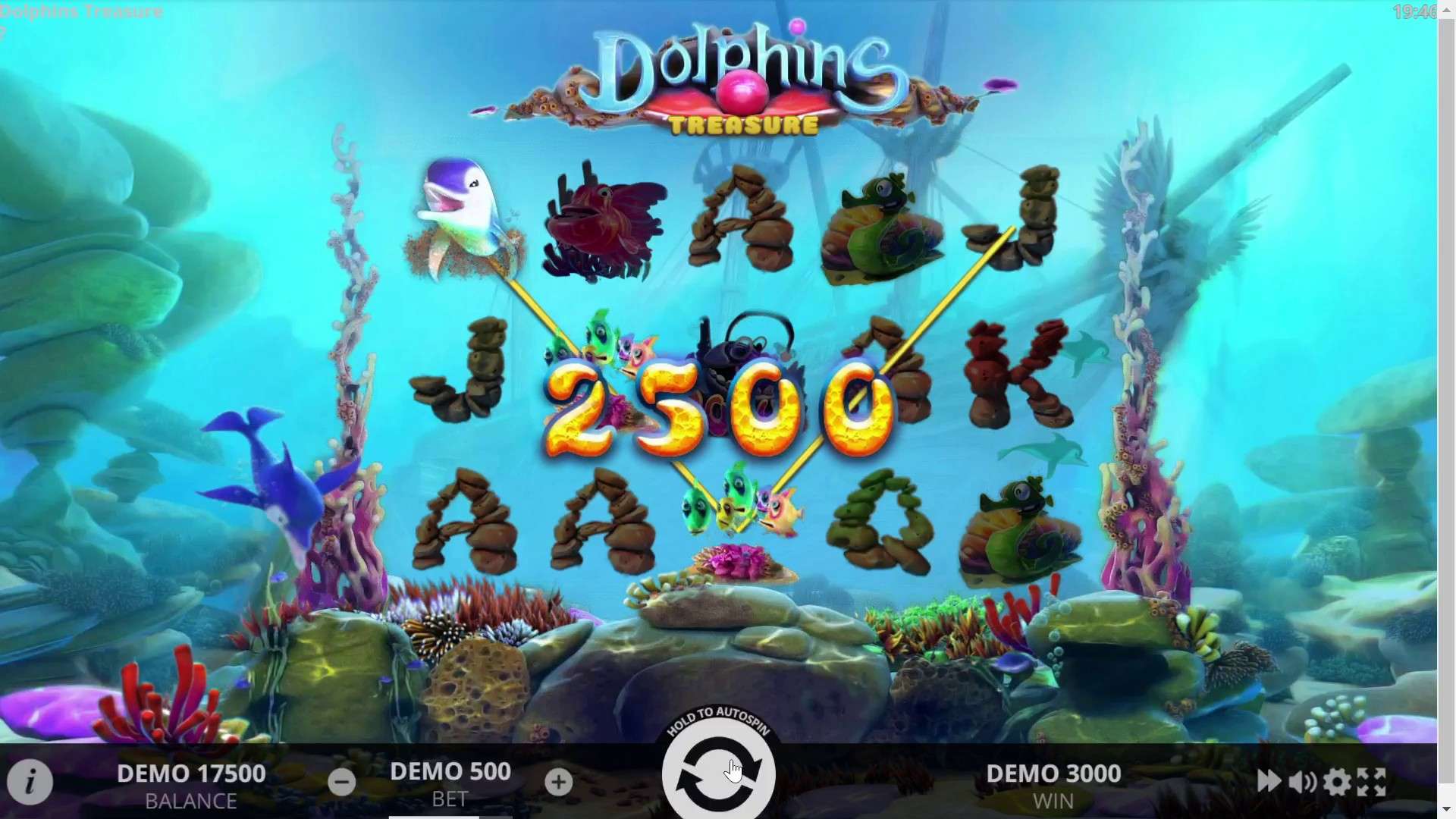  Где сыграть в игровой автомат 'Сокровища дельфинов' 