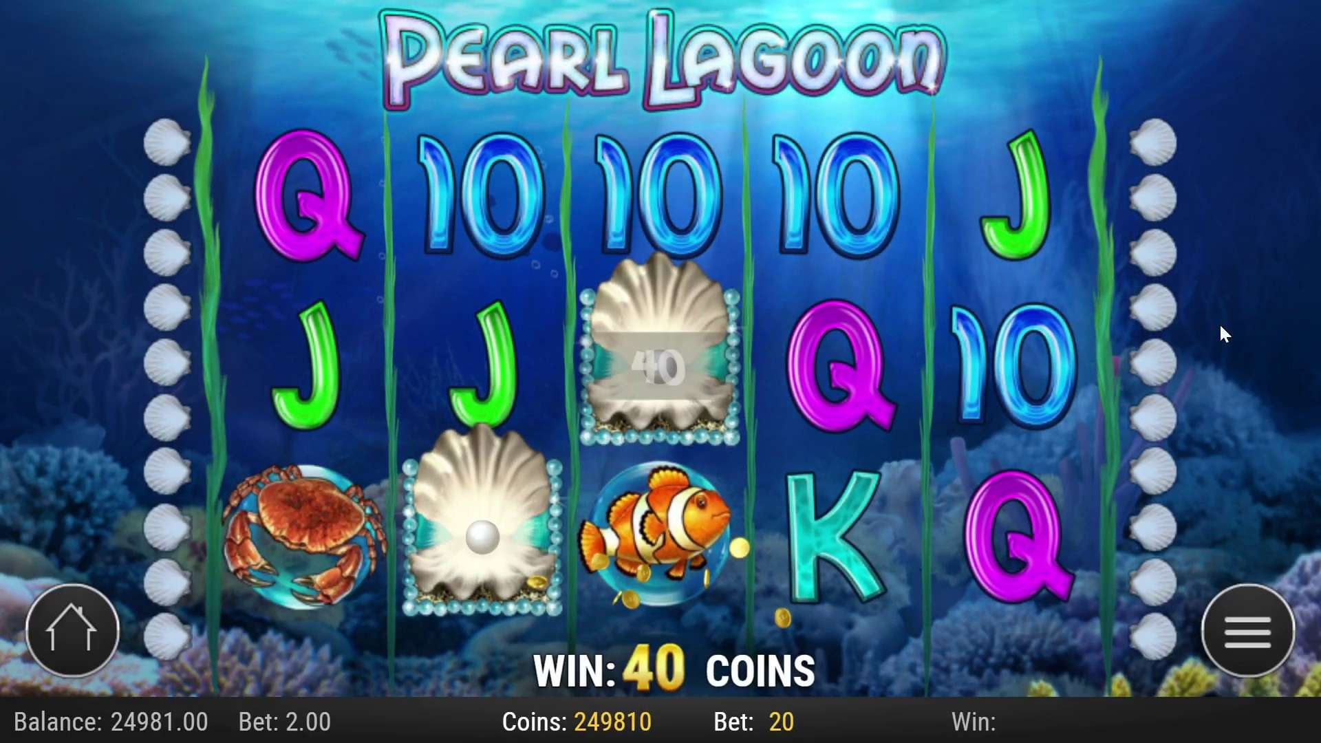Descubra as incríveis características do slot Pearl Lagoon