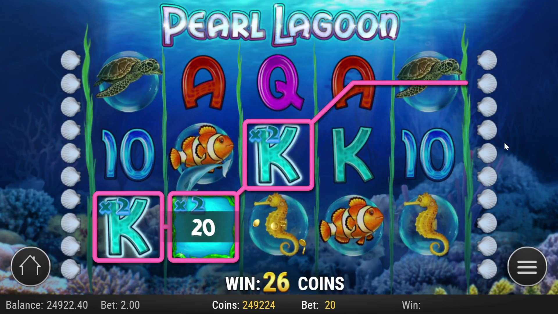 Какая максимальная ставка в Pearl Lagoon?