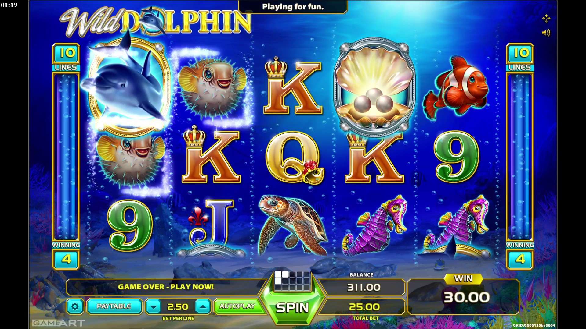 Perguntas frequentes sobre Wild Dolphins Slot