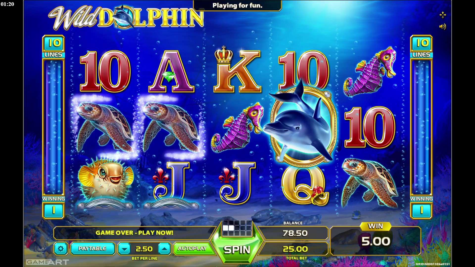 Погрузитесь в подводный мир с игровым автоматом Wild Dolphins! Погрузитесь в подводный мир с игровым автоматом Wild Dolphins!